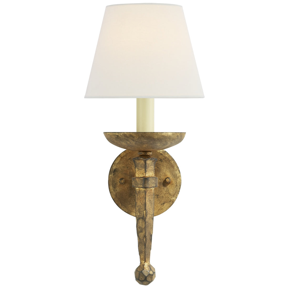 VISUAL COMFORT SIGNATURE, IRON TORCH SCONCE, WALL SCONCES