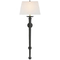 VISUAL COMFORT SIGNATURE, LONG IRON TORCH, WALL SCONCES