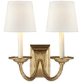 VISUAL COMFORT SIGNATURE, FLEMISH DOUBLE SCONCE, WALL SCONCES