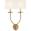 VISUAL COMFORT SIGNATURE, SYMMETRIC TWIST DOUBLE SCONCE, WALL SCONCES