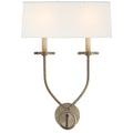 VISUAL COMFORT SIGNATURE, SYMMETRIC TWIST DOUBLE SCONCE, WALL SCONCES