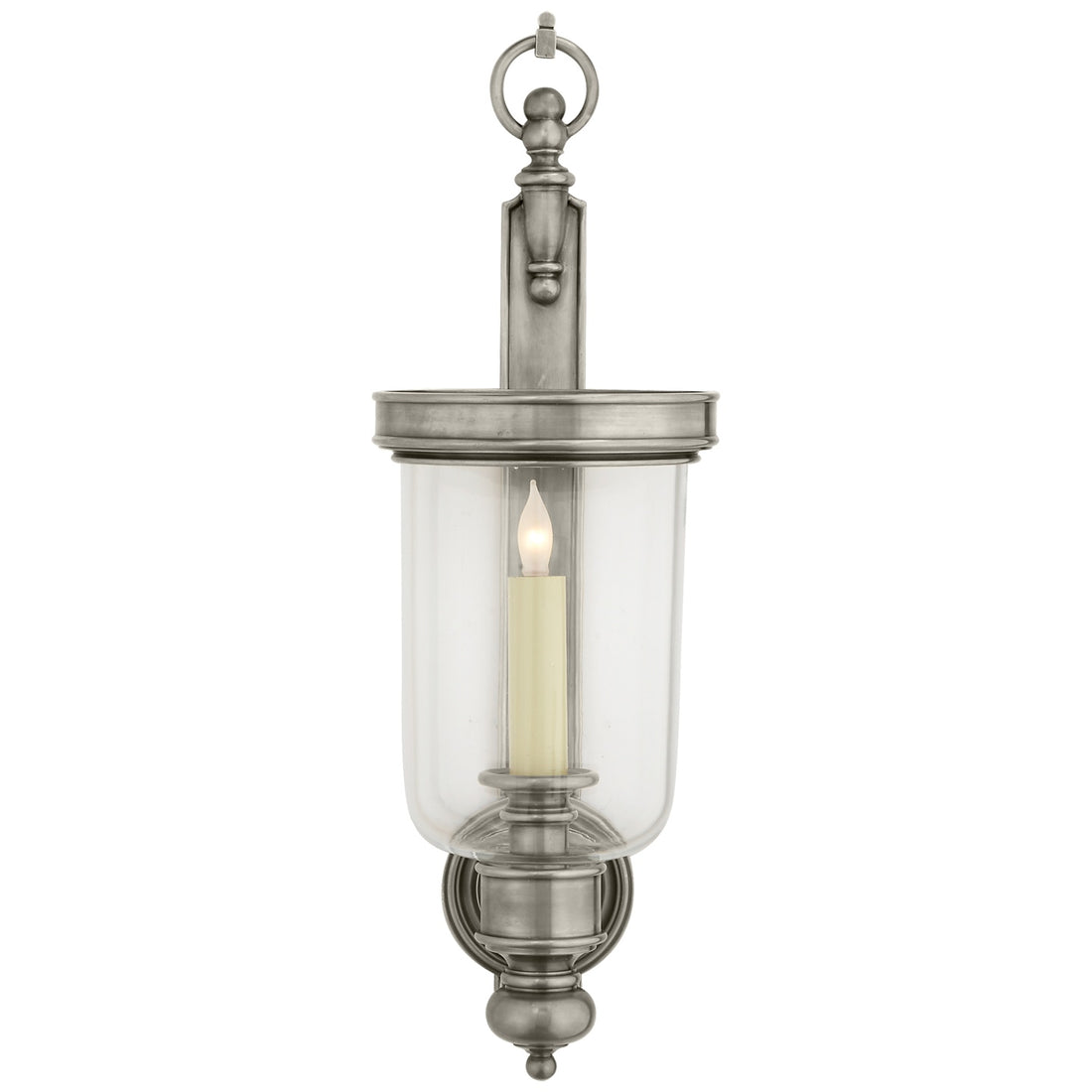 VISUAL COMFORT SIGNATURE, GEORGIAN HURRICANE WALL SCONCE, WALL SCONCES
