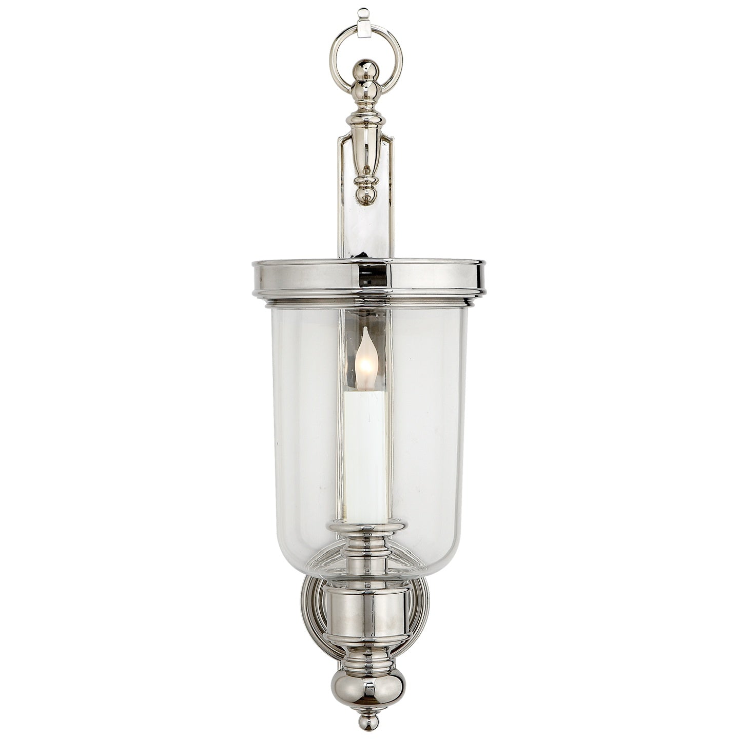 VISUAL COMFORT SIGNATURE, GEORGIAN HURRICANE WALL SCONCE, WALL SCONCES