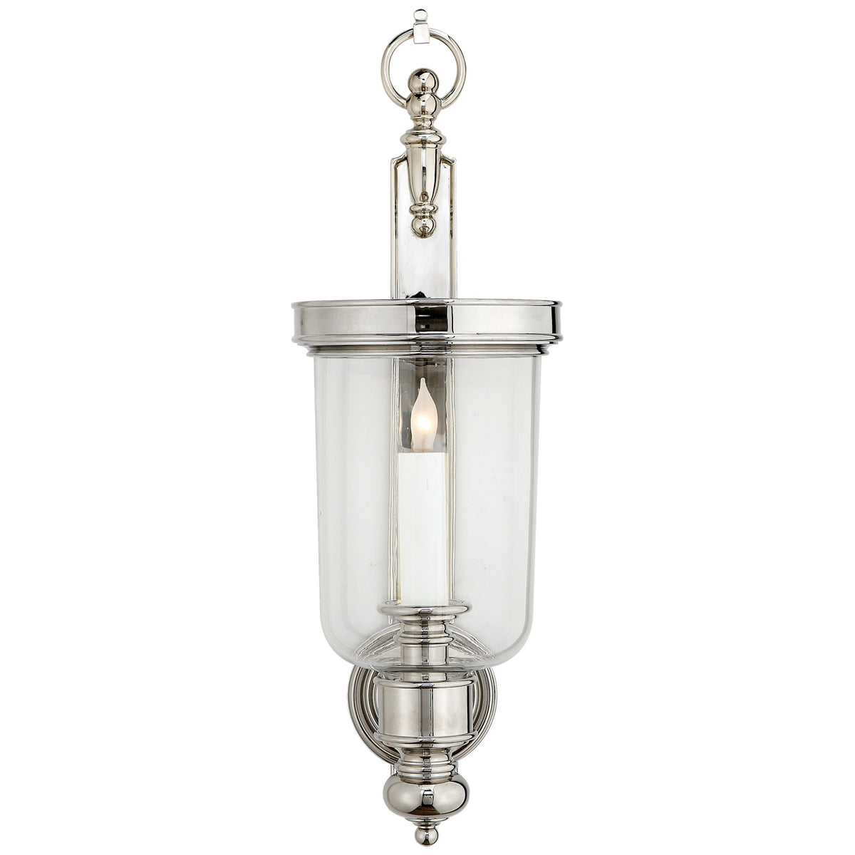 VISUAL COMFORT SIGNATURE, GEORGIAN HURRICANE WALL SCONCE, WALL SCONCES