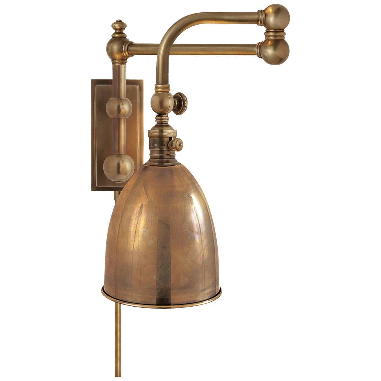 VISUAL COMFORT SIGNATURE, PIMLICO DOUBLE SWING ARM, WALL SCONCES