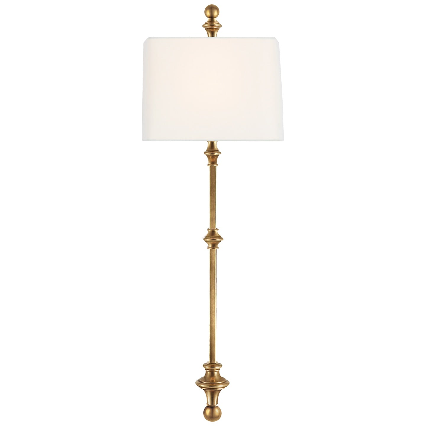 VISUAL COMFORT SIGNATURE, CAWDOR STANCHION WALL LIGHT, WALL SCONCES