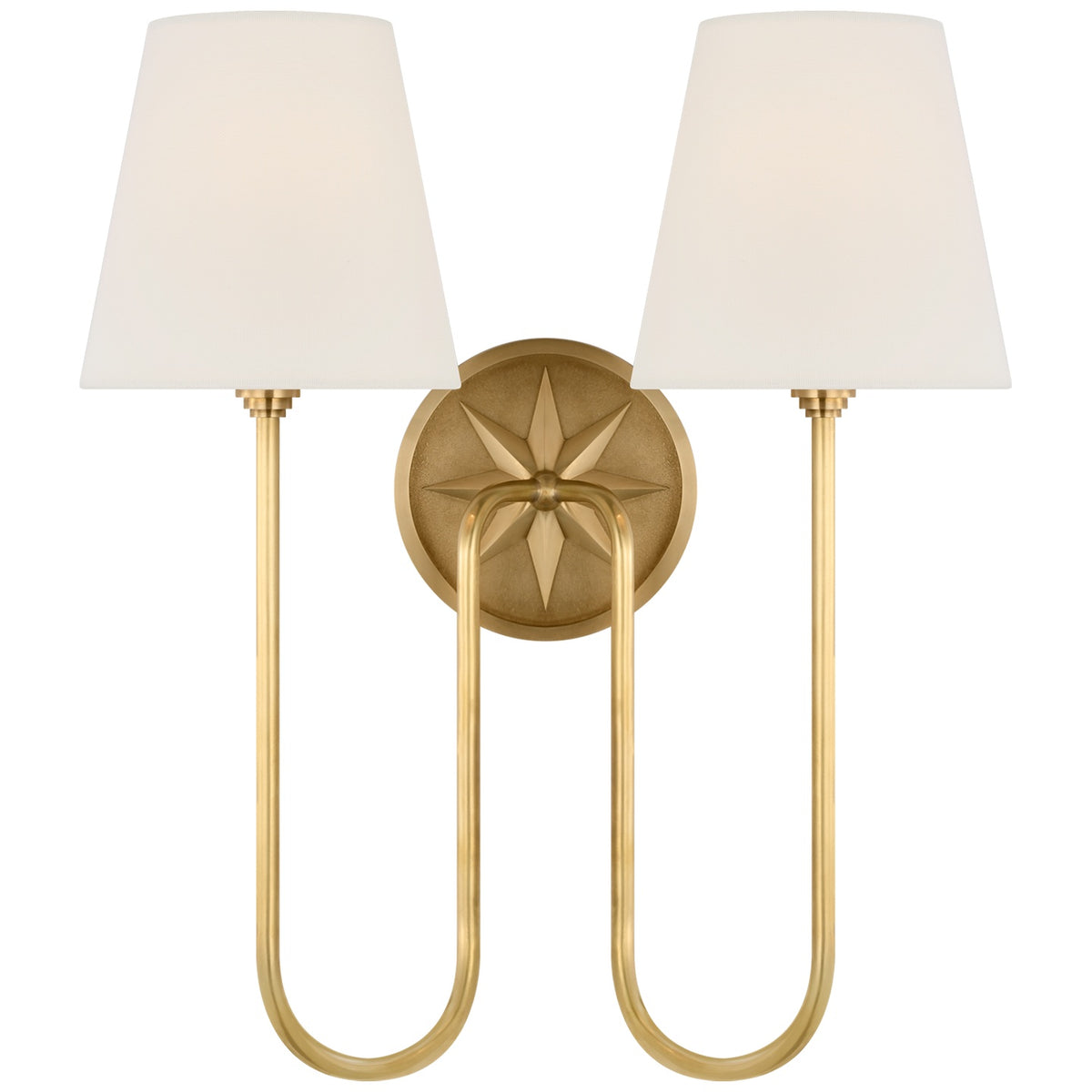 VISUAL COMFORT SIGNATURE, POLARIS DOUBLE SCONCE, WALL SCONCES