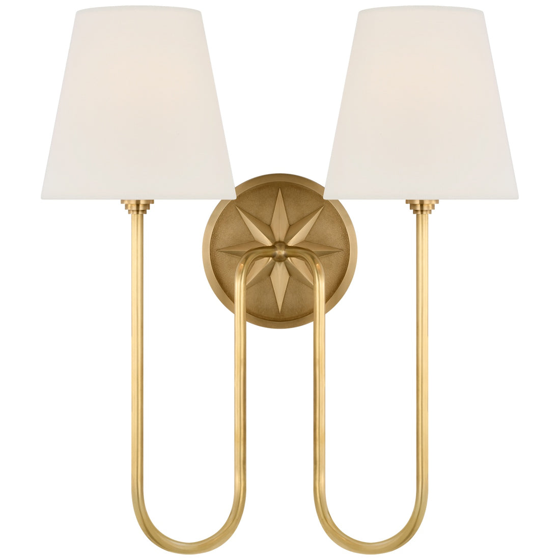 VISUAL COMFORT SIGNATURE, POLARIS DOUBLE SCONCE, WALL SCONCES