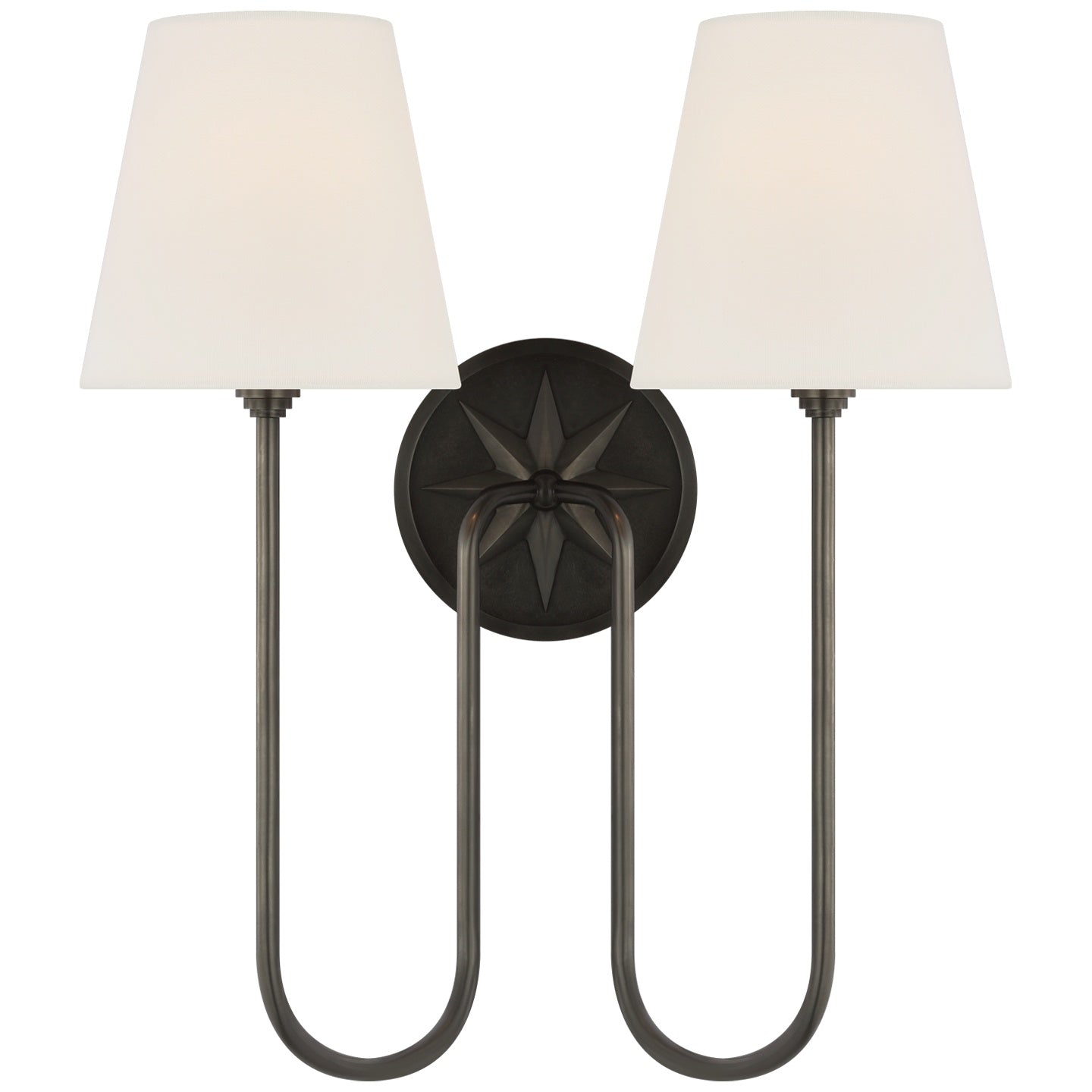 VISUAL COMFORT SIGNATURE, POLARIS DOUBLE SCONCE, WALL SCONCES