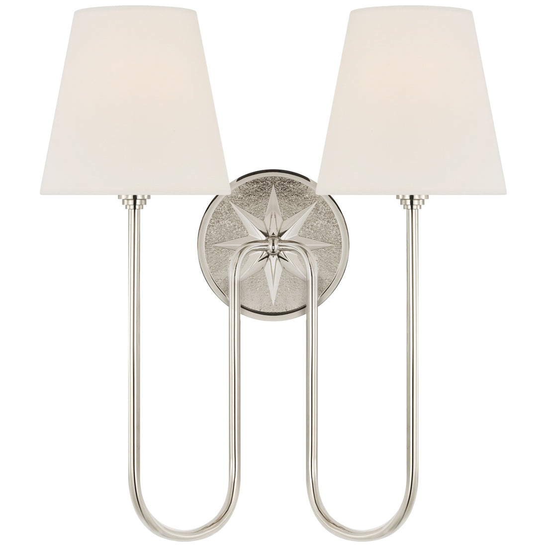 VISUAL COMFORT SIGNATURE, POLARIS DOUBLE SCONCE, WALL SCONCES