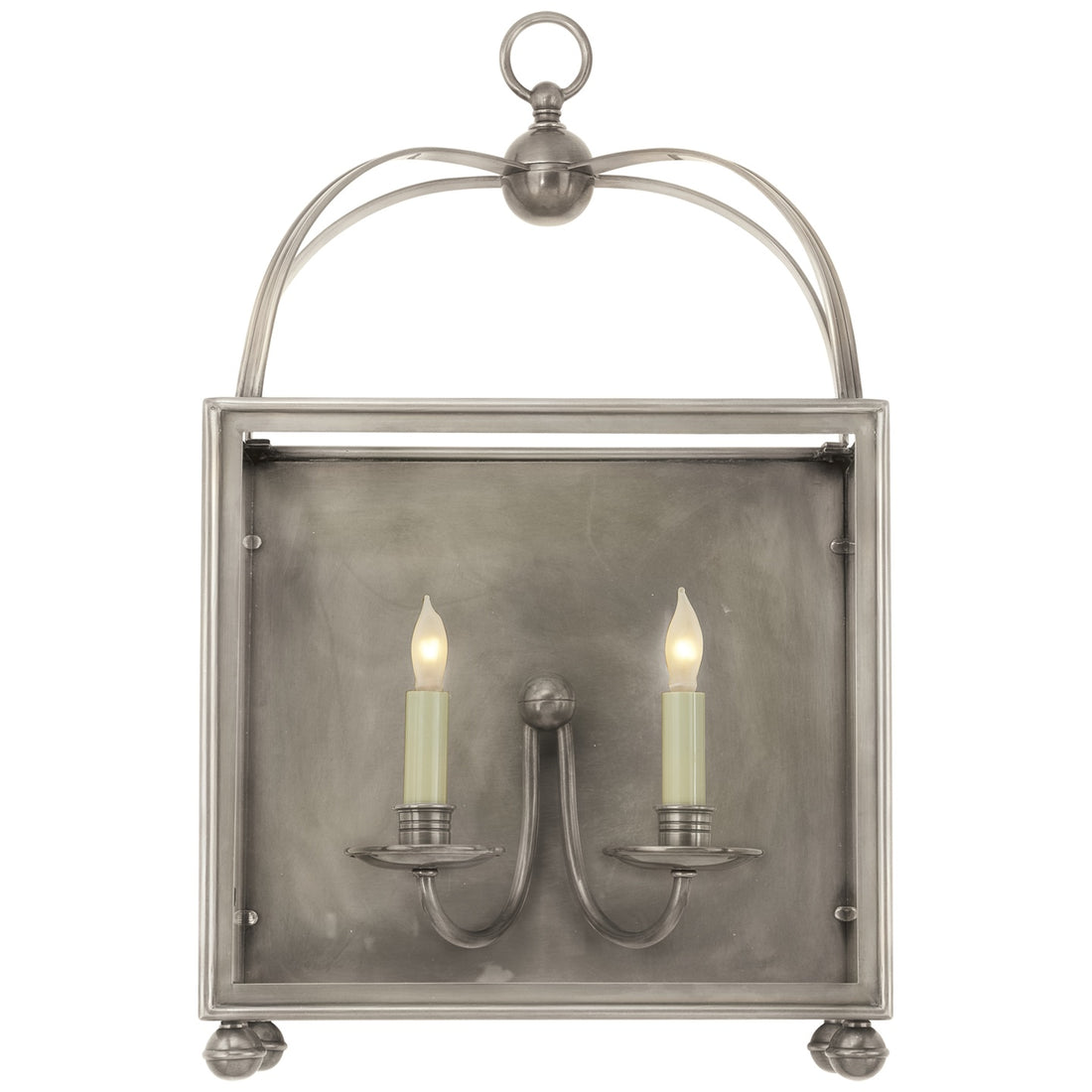 VISUAL COMFORT SIGNATURE, ARCH TOP RECTANGULAR WALL LANTERN, WALL SCONCES