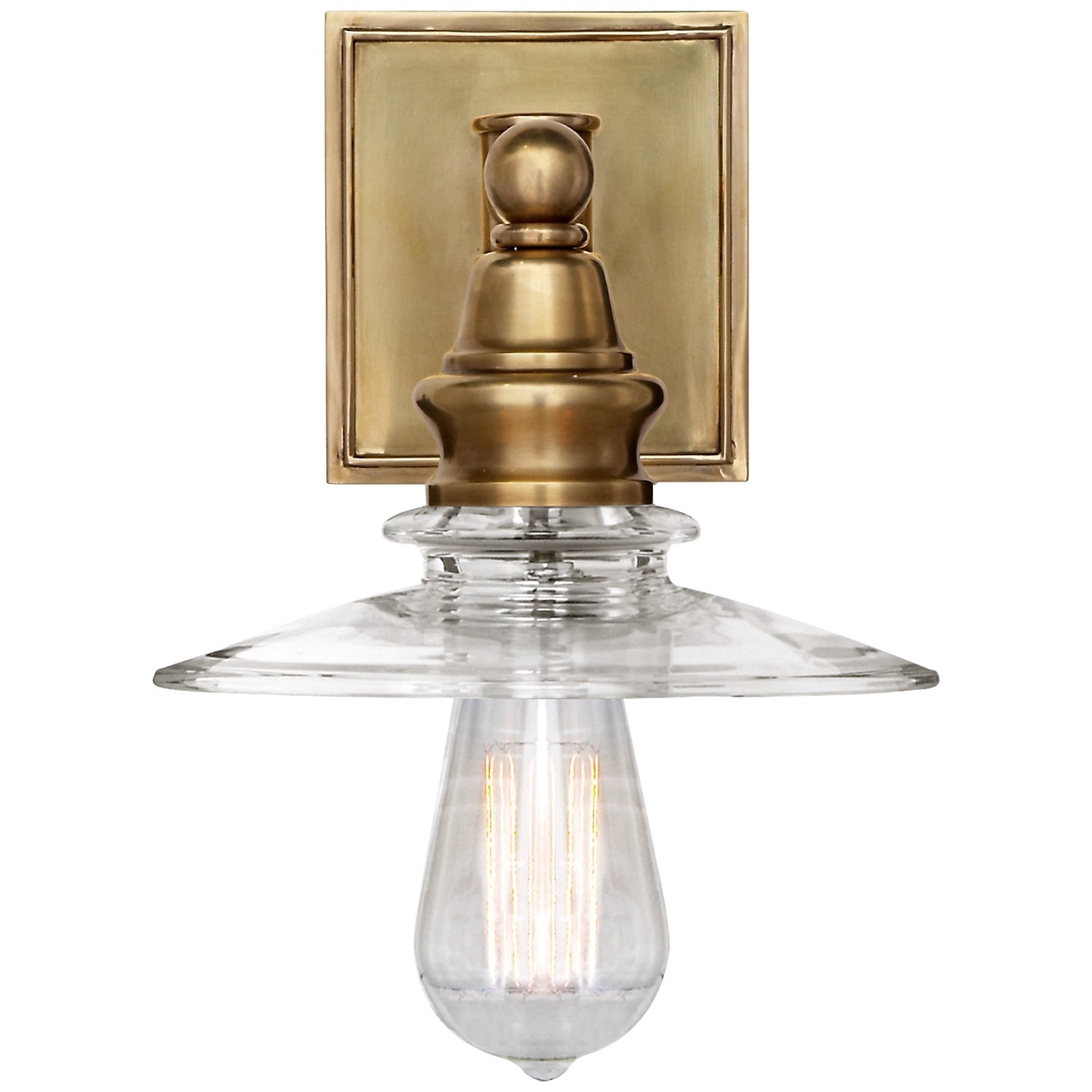 VISUAL COMFORT SIGNATURE, COVINGTON SHIELD SCONCE, BATH VANITY LIGHT