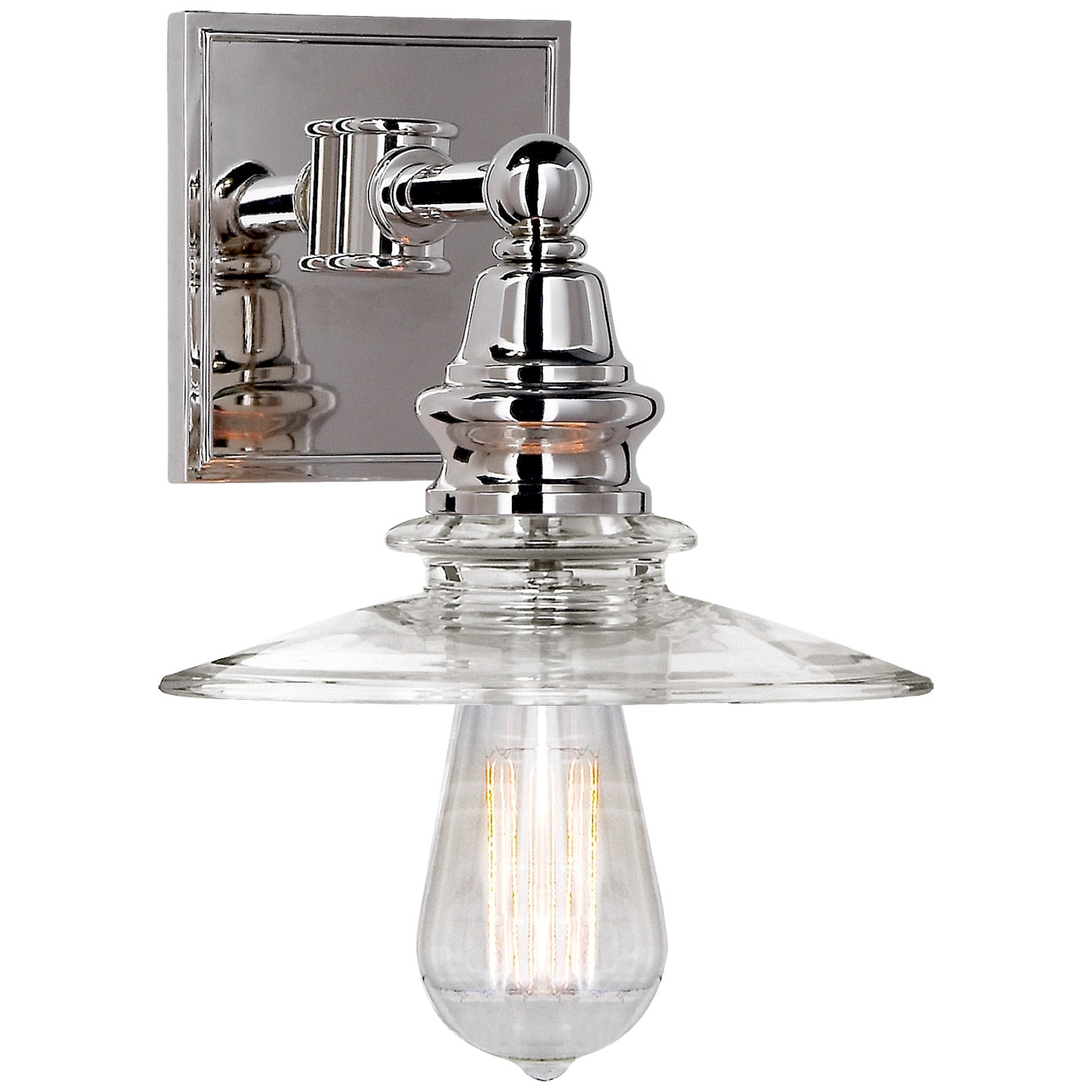 VISUAL COMFORT SIGNATURE, COVINGTON SHIELD SCONCE, BATH VANITY LIGHT