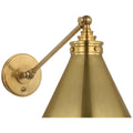 VISUAL COMFORT SIGNATURE, PARKINGTON SINGLE LIBRARY WALL LIGHT, WALL SCONCES
