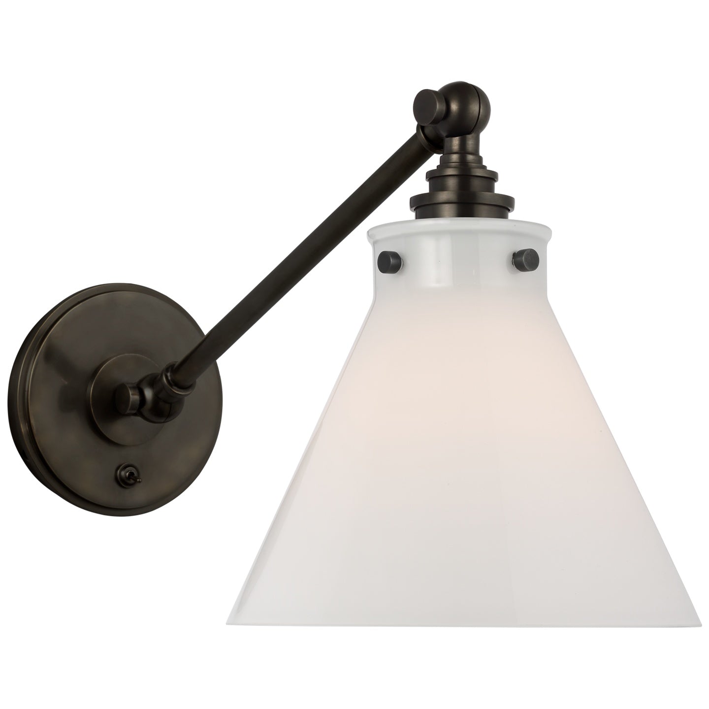 VISUAL COMFORT SIGNATURE, PARKINGTON SINGLE LIBRARY WALL LIGHT, WALL SCONCES