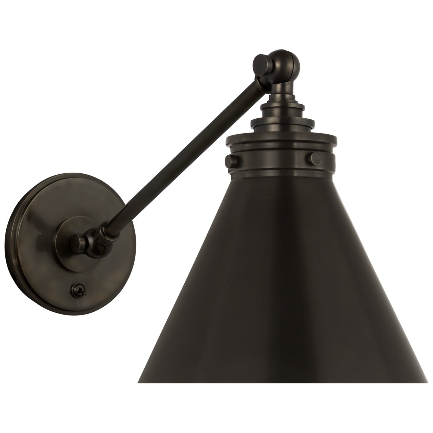 VISUAL COMFORT SIGNATURE, PARKINGTON SINGLE LIBRARY WALL LIGHT, WALL SCONCES