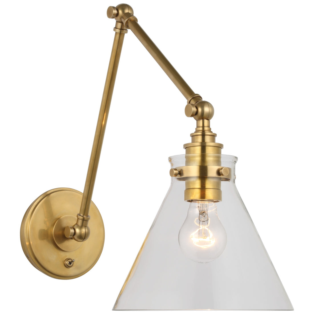 VISUAL COMFORT SIGNATURE, PARKINGTON DOUBLE LIBRARY WALL LIGHT, WALL SCONCES