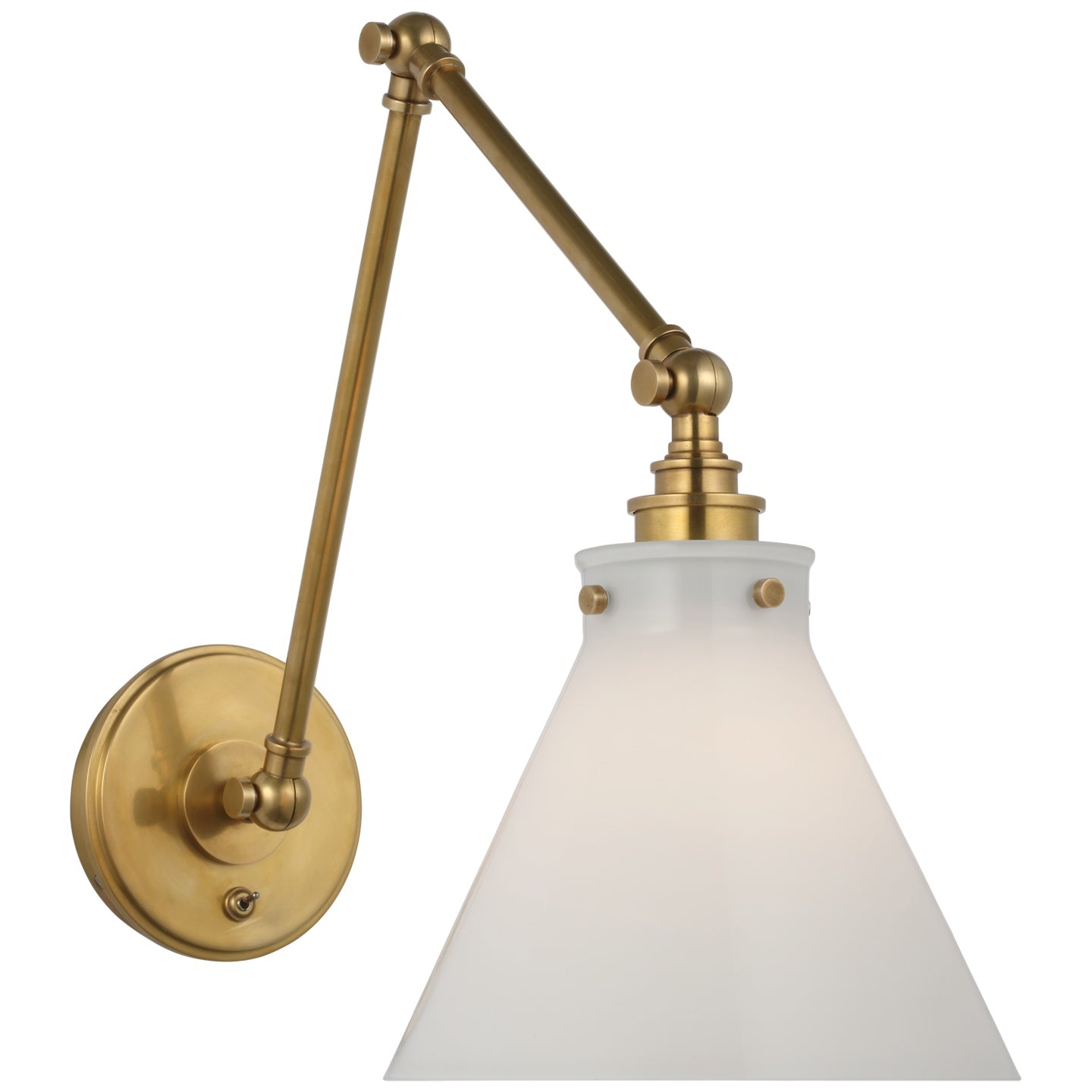 VISUAL COMFORT SIGNATURE, PARKINGTON DOUBLE LIBRARY WALL LIGHT, WALL SCONCES