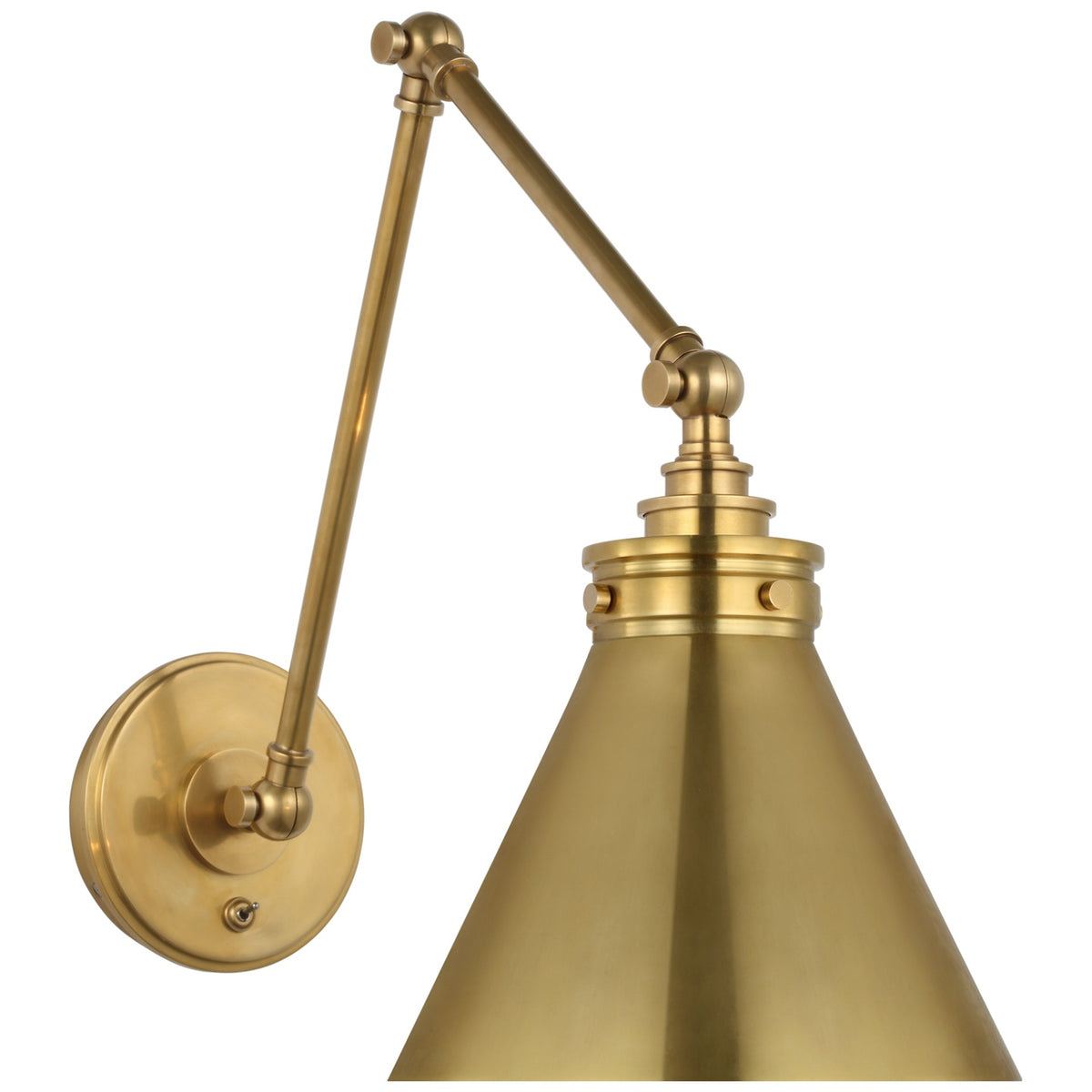 VISUAL COMFORT SIGNATURE, PARKINGTON DOUBLE LIBRARY WALL LIGHT, WALL SCONCES