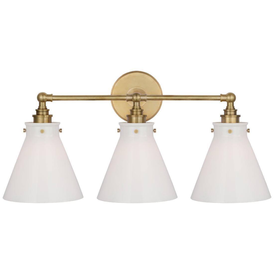 VISUAL COMFORT SIGNATURE, PARKINGTON THREE LIGHT BATH BAR, BATH VANITY LIGHT