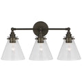 VISUAL COMFORT SIGNATURE, PARKINGTON THREE LIGHT BATH BAR, BATH VANITY LIGHT