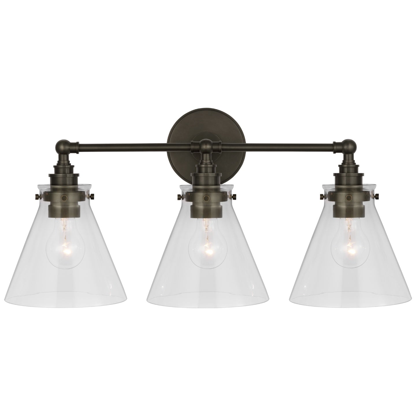 VISUAL COMFORT SIGNATURE, PARKINGTON THREE LIGHT BATH BAR, BATH VANITY LIGHT