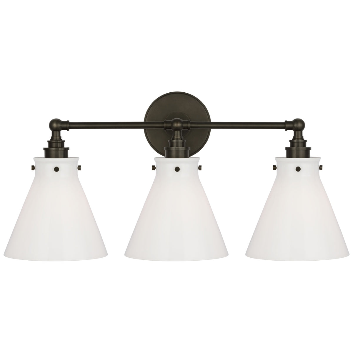 VISUAL COMFORT SIGNATURE, PARKINGTON THREE LIGHT BATH BAR, BATH VANITY LIGHT
