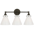 VISUAL COMFORT SIGNATURE, PARKINGTON THREE LIGHT BATH BAR, BATH VANITY LIGHT