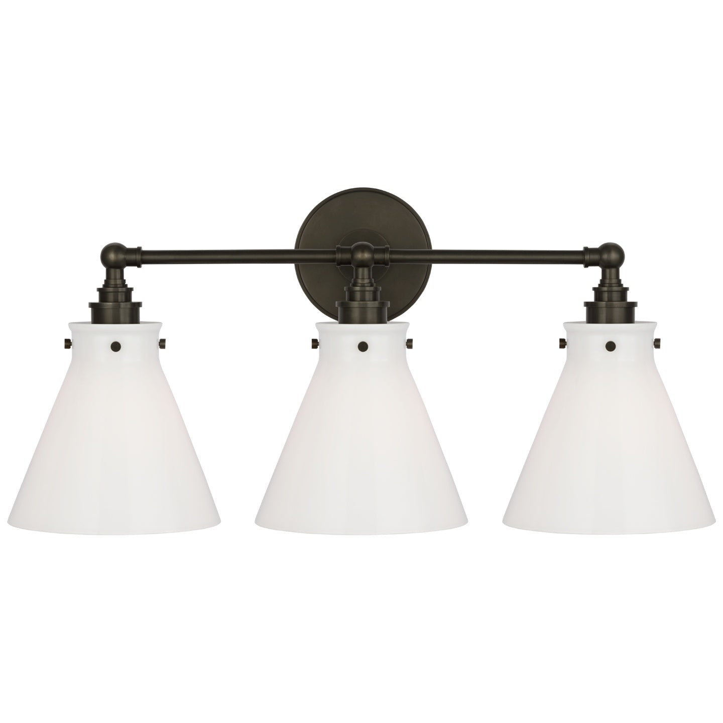 VISUAL COMFORT SIGNATURE, PARKINGTON THREE LIGHT BATH BAR, BATH VANITY LIGHT