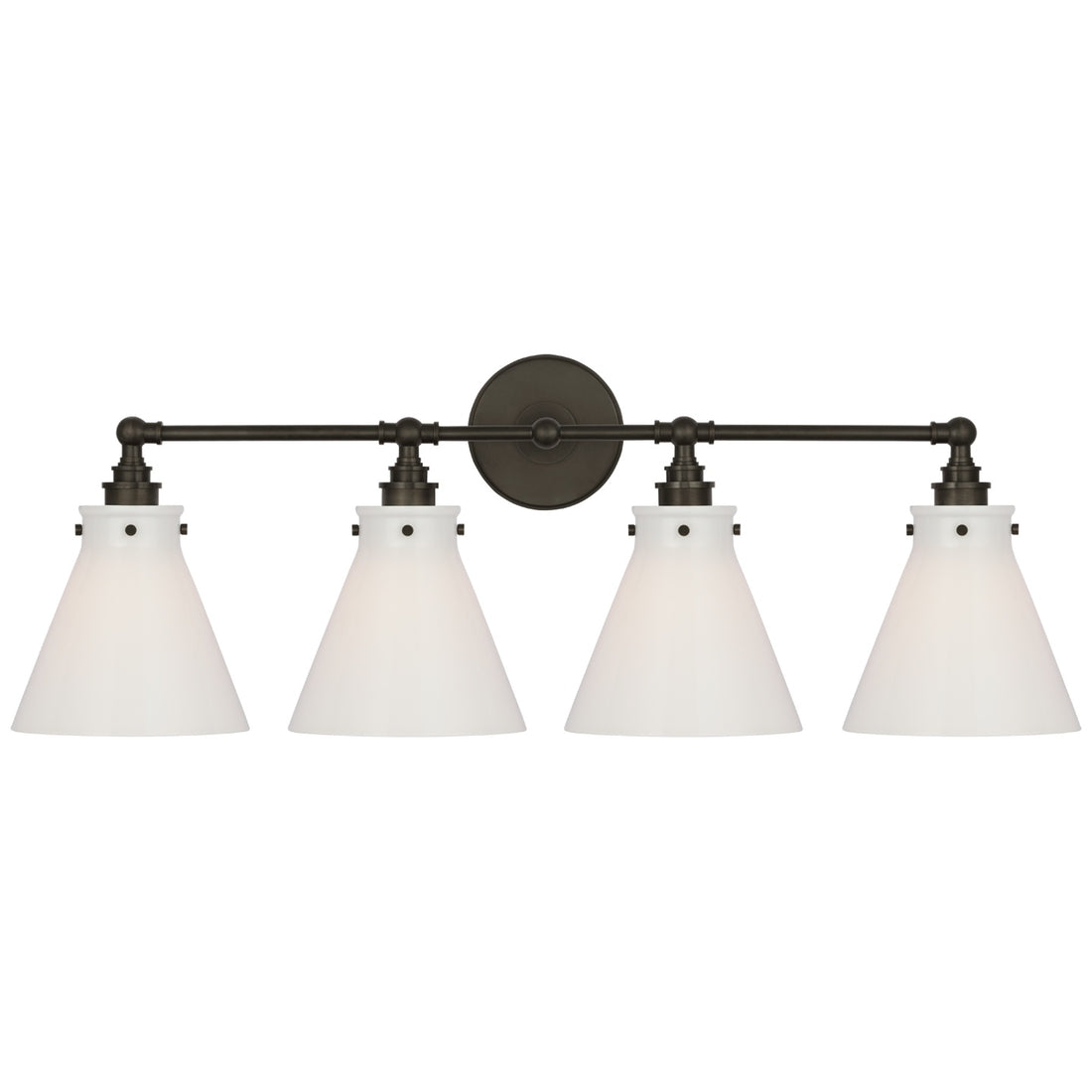 VISUAL COMFORT SIGNATURE, PARKINGTON FOUR LIGHT BATH BAR, BATH VANITY LIGHT