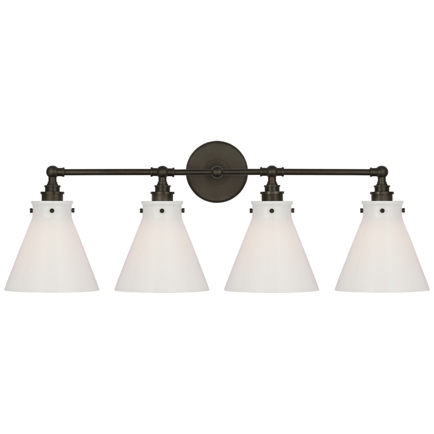 VISUAL COMFORT SIGNATURE, PARKINGTON FOUR LIGHT BATH BAR, BATH VANITY LIGHT
