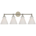 VISUAL COMFORT SIGNATURE, PARKINGTON FOUR LIGHT BATH BAR, BATH VANITY LIGHT
