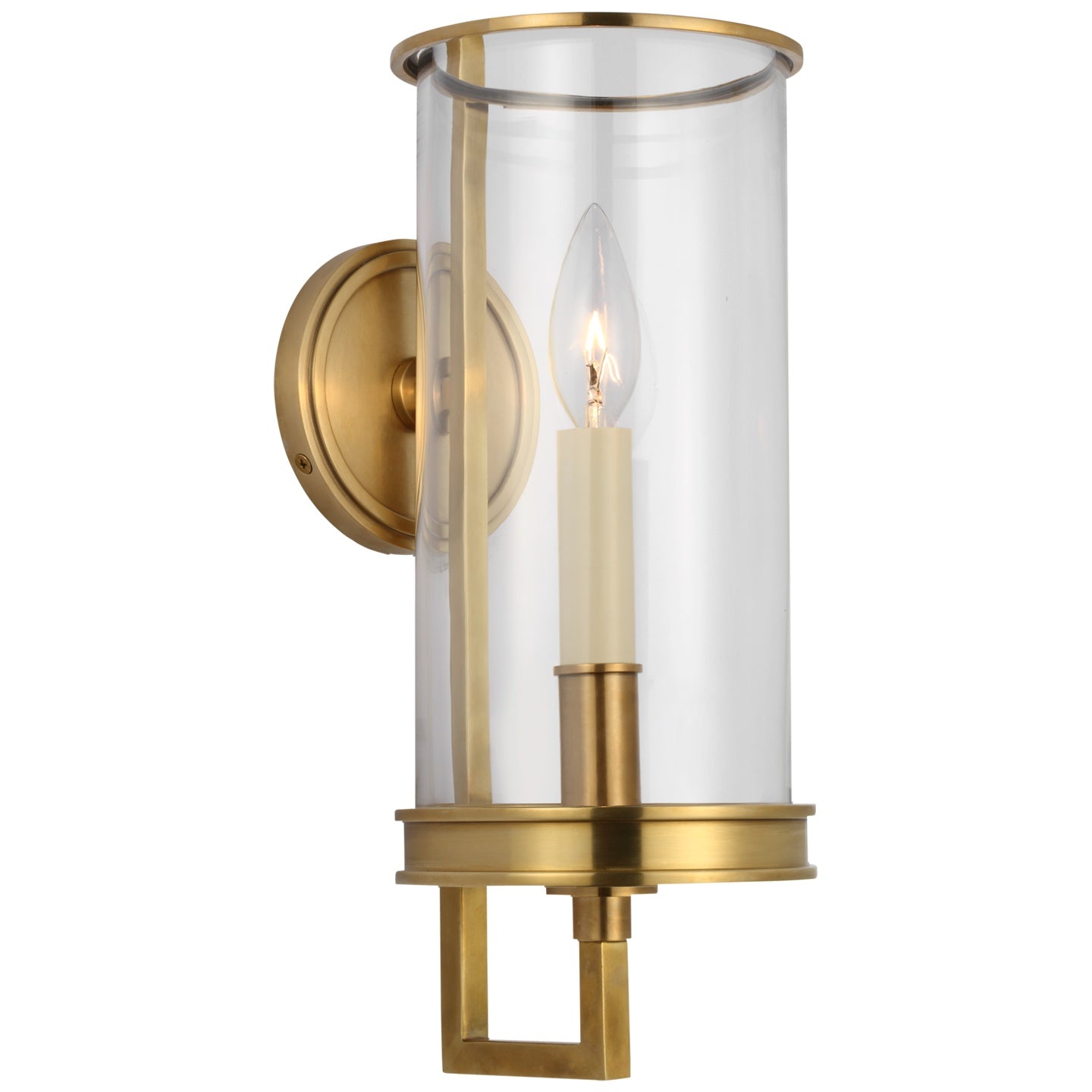VISUAL COMFORT SIGNATURE, GLENDON HURRICANE SCONCE, WALL SCONCES