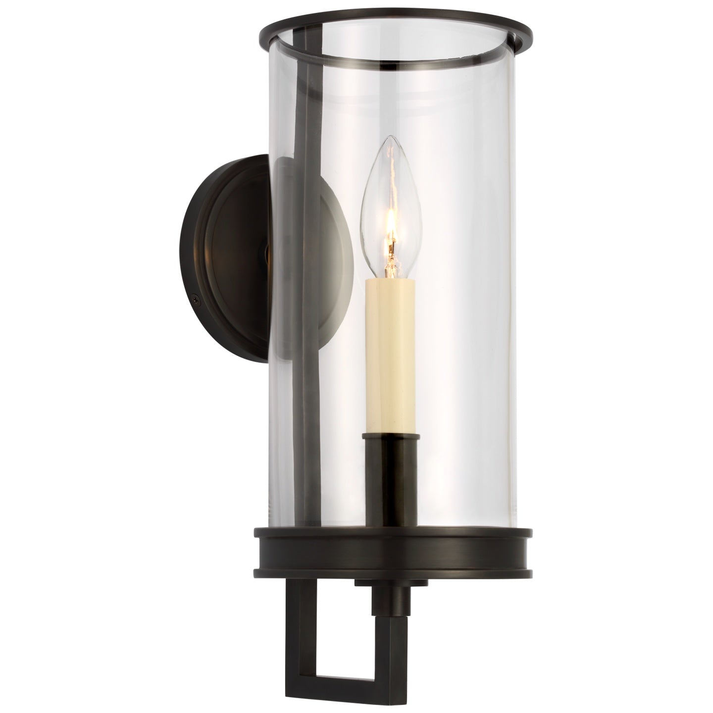 VISUAL COMFORT SIGNATURE, GLENDON HURRICANE SCONCE, WALL SCONCES