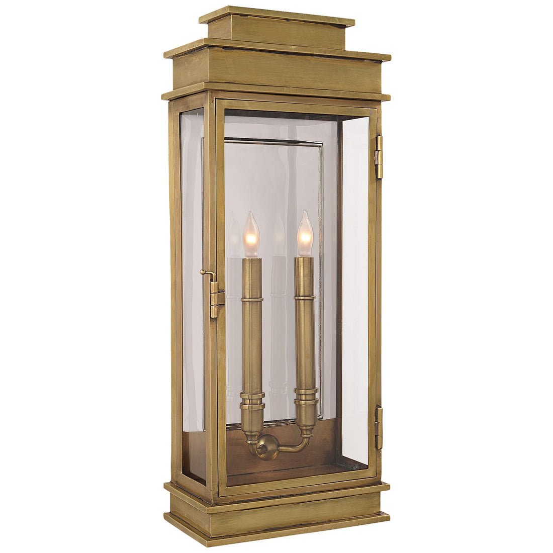VISUAL COMFORT SIGNATURE, LINEAR LANTERN TALL, OUTDOOR WALL LIGHTS
