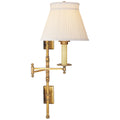 VISUAL COMFORT SIGNATURE, DORCHESTER DOUBLE BACKPLATE SWING ARM, WALL SCONCES