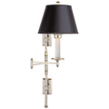 VISUAL COMFORT SIGNATURE, DORCHESTER DOUBLE BACKPLATE SWING ARM, WALL SCONCES