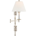 VISUAL COMFORT SIGNATURE, DORCHESTER DOUBLE BACKPLATE SWING ARM, WALL SCONCES