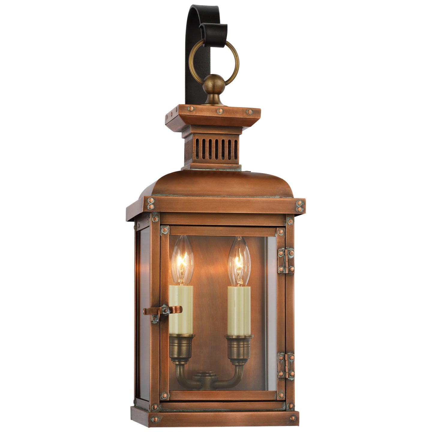 VISUAL COMFORT SIGNATURE, SUFFORK SCROLL ARM LANTERN, OUTDOOR WALL LIGHTS