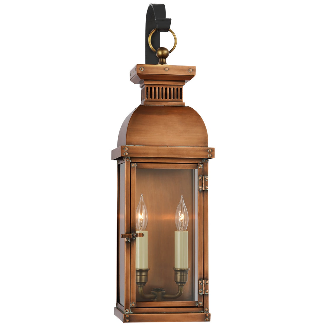 VISUAL COMFORT SIGNATURE, SUFFORK SCROLL ARM LANTERN, OUTDOOR WALL LIGHTS