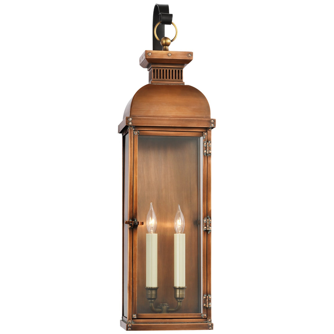 VISUAL COMFORT SIGNATURE, SUFFORK TALL SCROLL ARM LANTERN, OUTDOOR WALL LIGHTS