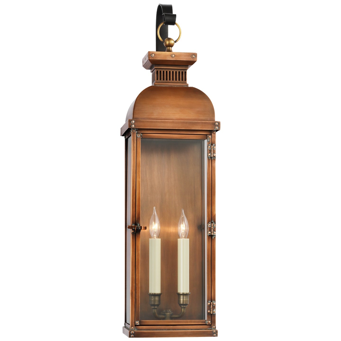 VISUAL COMFORT SIGNATURE, SUFFORK TALL SCROLL ARM LANTERN, OUTDOOR WALL LIGHTS
