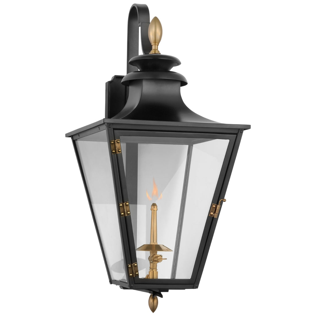 VISUAL COMFORT SIGNATURE, ALBERMARLE BRACKETED GAS WALL LANTERN, OUTDOOR WALL LIGHTS