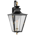 VISUAL COMFORT SIGNATURE, ALBERMARLE BRACKETED GAS WALL LANTERN, OUTDOOR WALL LIGHTS