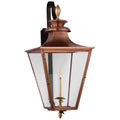 VISUAL COMFORT SIGNATURE, ALBERMARLE BRACKETED GAS WALL LANTERN, OUTDOOR WALL LIGHTS