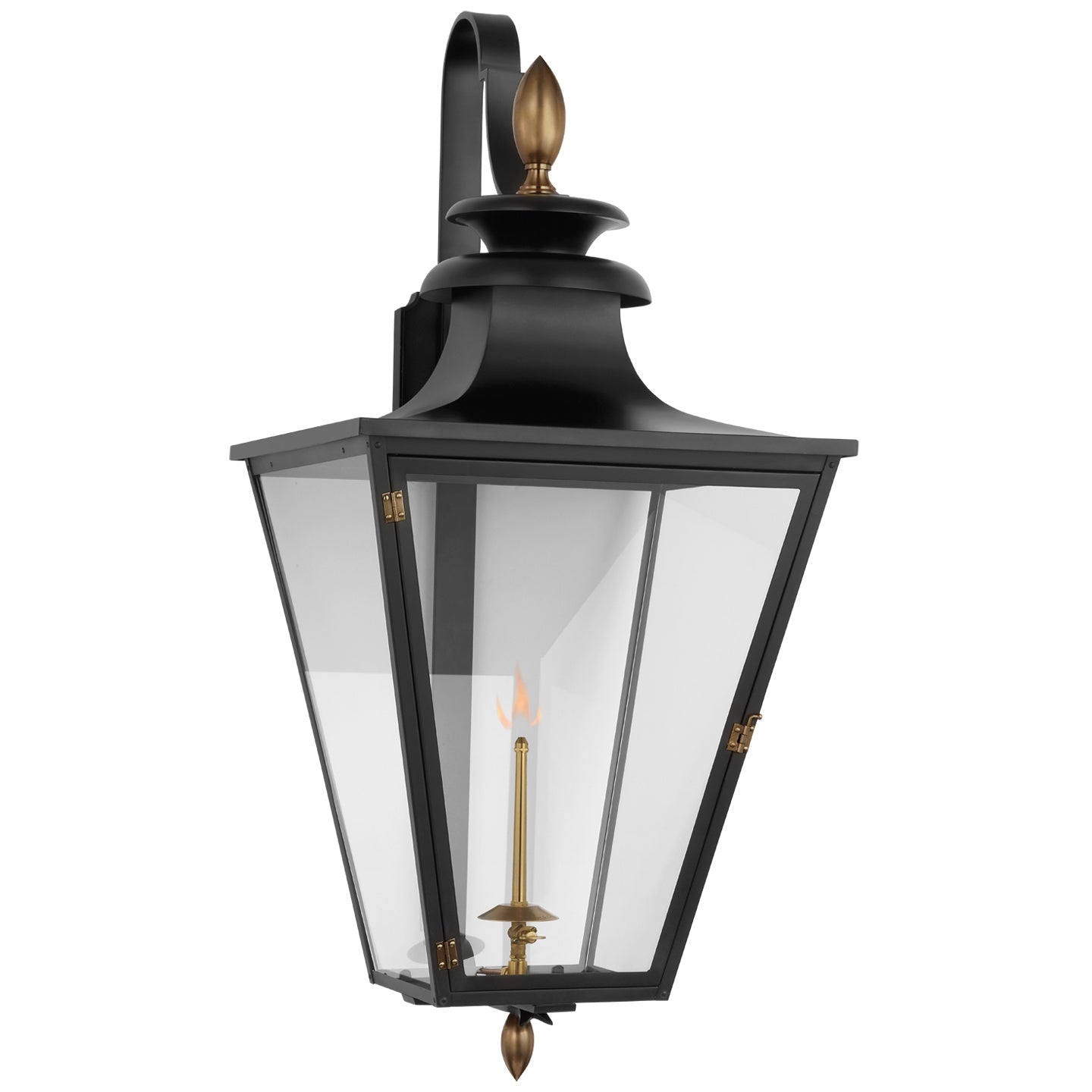 VISUAL COMFORT SIGNATURE, ALBERMARLE BRACKETED GAS WALL LANTERN, OUTDOOR WALL LIGHTS