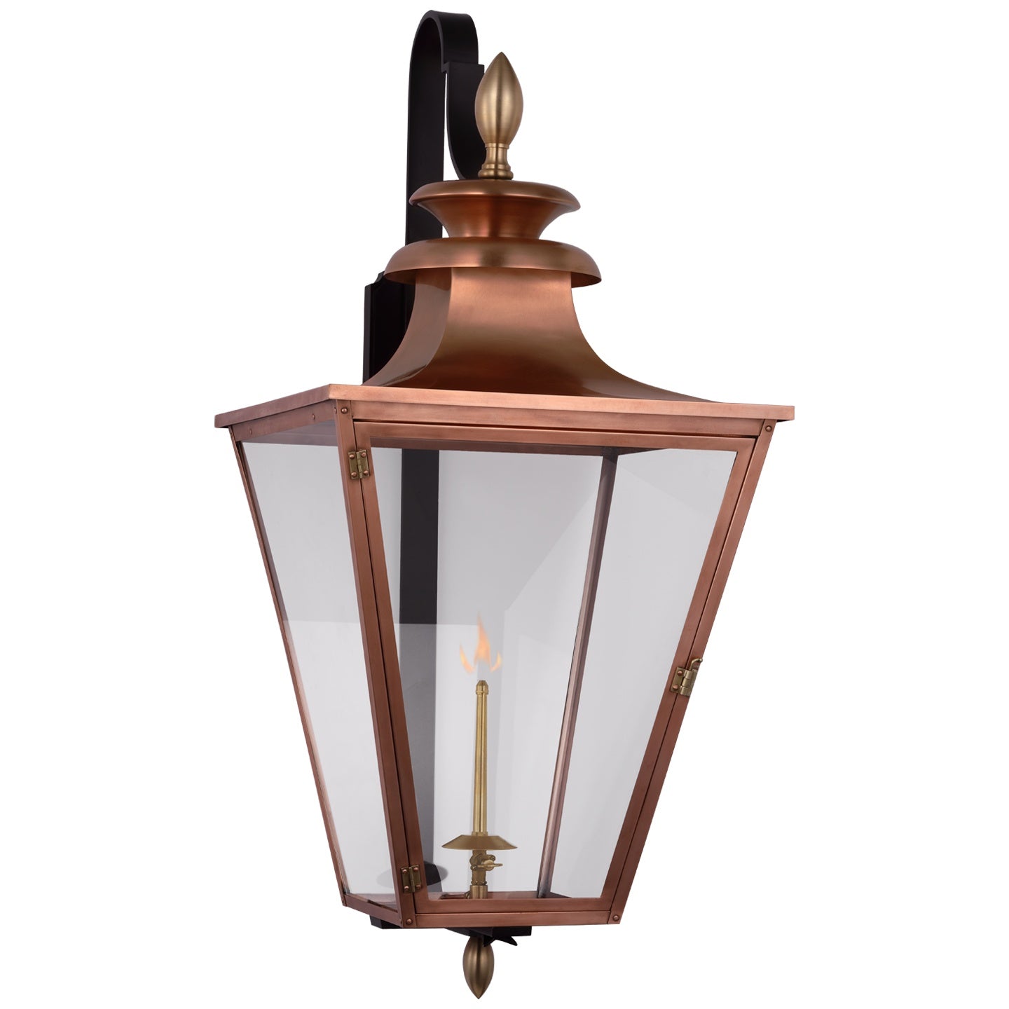 VISUAL COMFORT SIGNATURE, ALBERMARLE BRACKETED GAS WALL LANTERN, OUTDOOR WALL LIGHTS