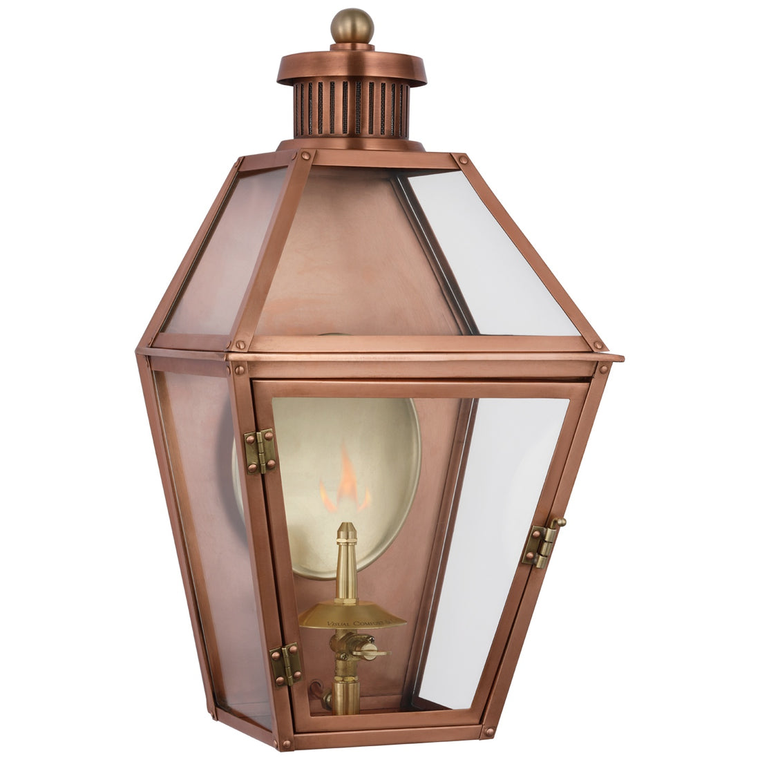 VISUAL COMFORT SIGNATURE, STRATFORD GAS WALL LANTERN, OUTDOOR WALL LIGHTS