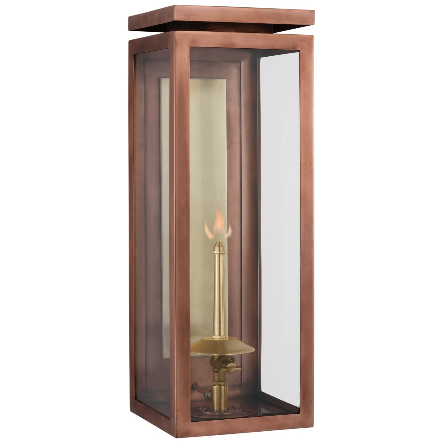 VISUAL COMFORT SIGNATURE, FRESNO GAS WALL LANTERN, OUTDOOR WALL LIGHTS