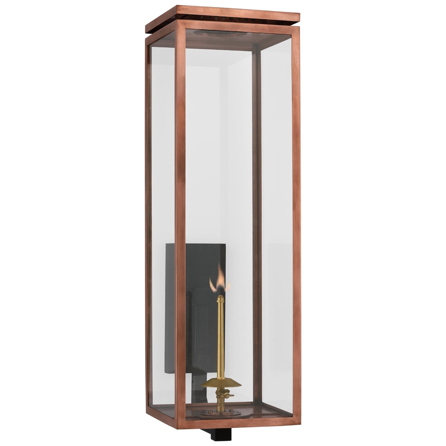 VISUAL COMFORT SIGNATURE, FRESNO GRANDE BRACKETED GAS WALL LANTERN, OUTDOOR WALL LIGHTS